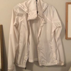 Columbia Cream Colored Rain Jacket